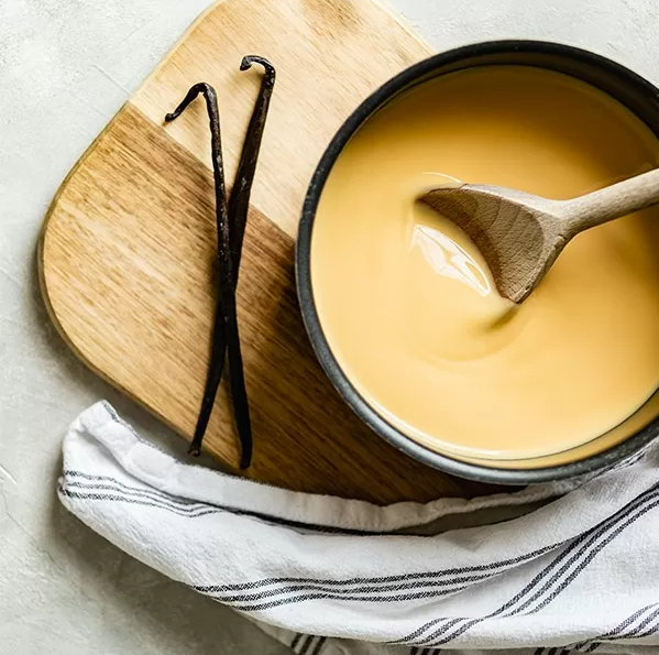 Just Wholefoods Mix - Vanilla Custard 100g | Easy-to-Prepare Vegan Custard Powder