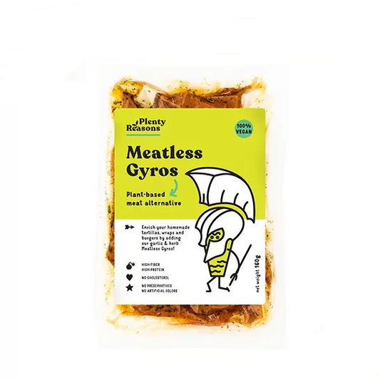 Plenty Reasons Meatless Strips Gyros - Vegan, High Protein and No Preservatives