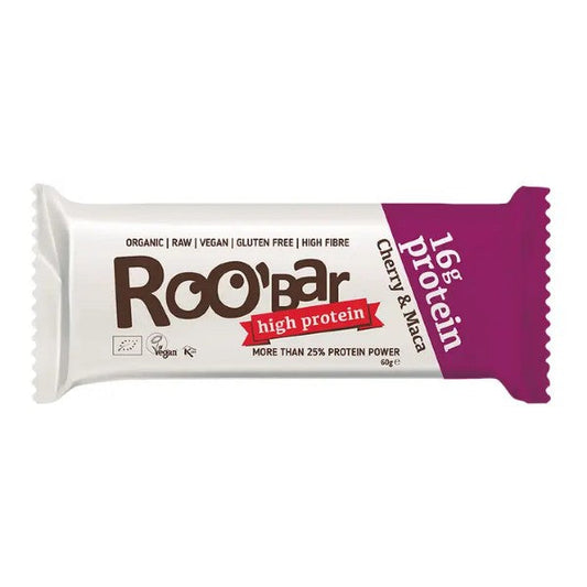 Roobar Protein Cherry Maca Bar Bio 60g