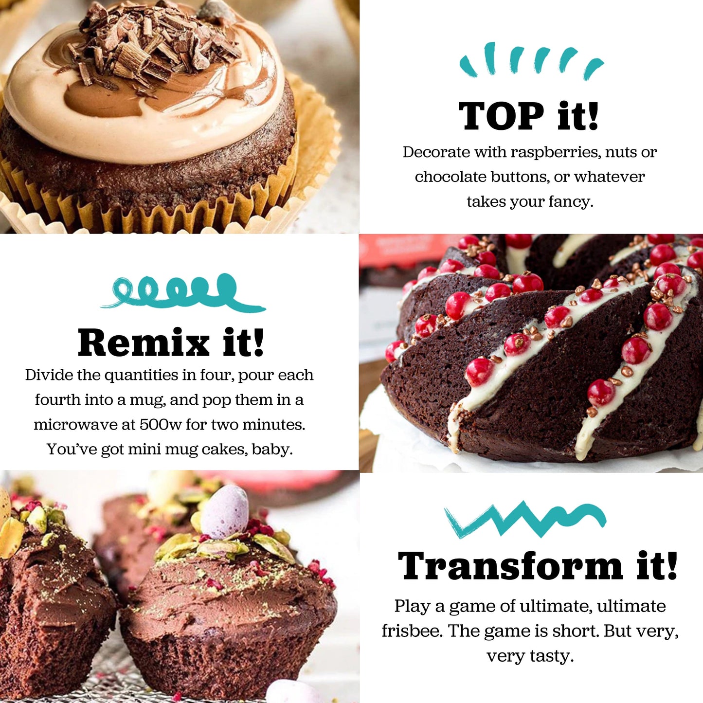Soft 'n' Squidgy Chocolate Cake Mix - Vegan & Gluten-Free Baking Bliss