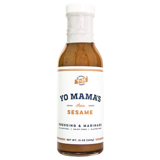 Yo Mama's Asian Sesame Dressing – Tamari and Sesame Oil Fusion, Dairy-Free, Gluten-Free