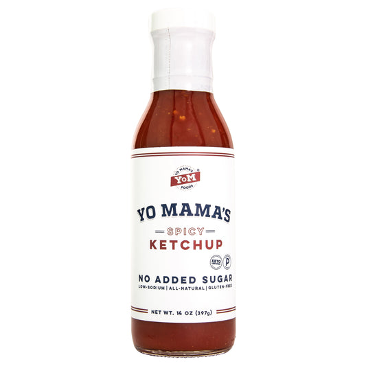 Yo Mama's Classic Ketchup – Keto, Paleo Certified, Sugar-Free Condiment