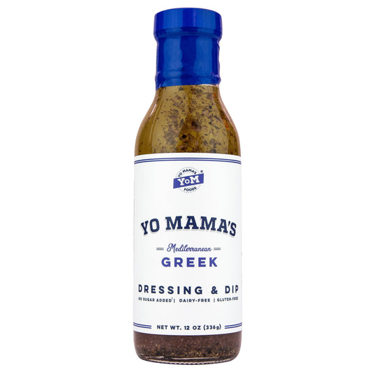 Yo Mama's Vegan Greek Dressing – Authentic Mediterranean Flavor, Dairy-Free, Gluten-Free