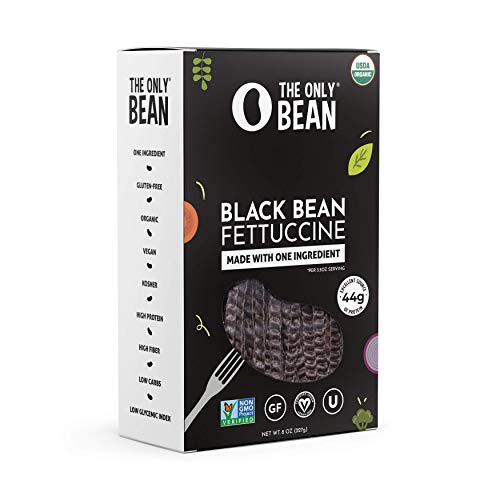 The Only Bean - Organic Black Bean Fettuccine Vegan Keto Pasta 227g
