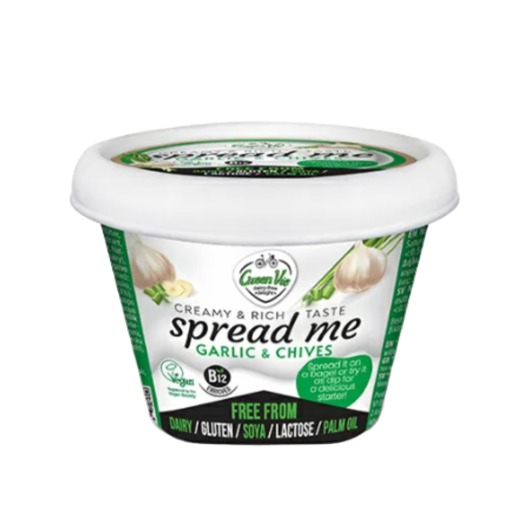 Green Vie Spread with Garlic & Chive | Vegan, Allergen-Free Spread