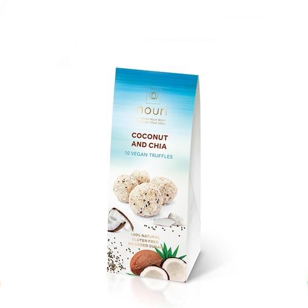 Nouri's Coconut & Chia Vegan Truffles - Sweet, Exotic, and Gluten-Free
