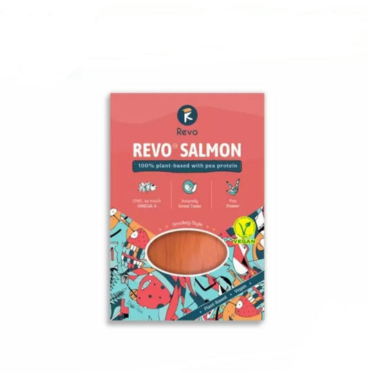 Revo Smoked Salmon Bites: Delicious Plant-Based Alternative | High Protein, Omega-3, Vitamin B12
