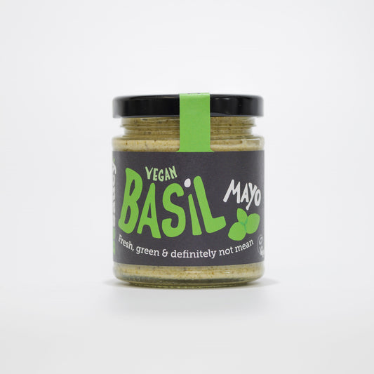 Vegan Basil Mayonnaise - Light, Fluffy, and Infused with Fresh Basil Flavor
