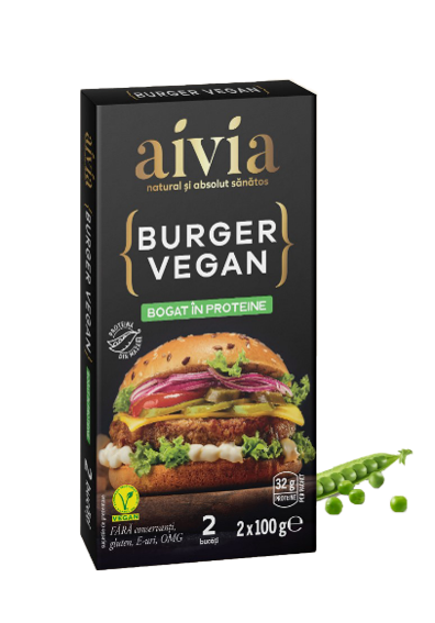Aivia's Wholesome Plant-Based Burger | Vegan Delight from Romania