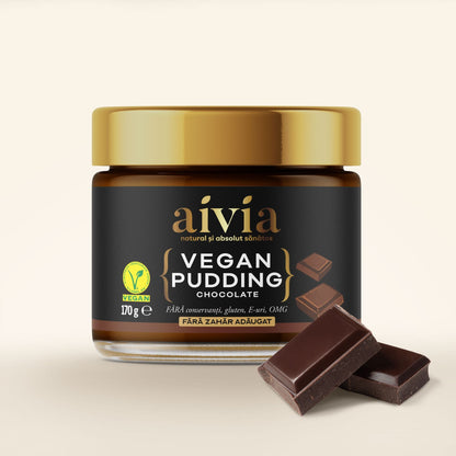 Enjoy the pure and healthy indulgence of chocolate with our new Chocolate Vegan Pudding from Aivia. Made with premium vegan ingredients and free from additives and added sugars, it's the perfect guilt-free treat to satisfy your chocolate cravings.