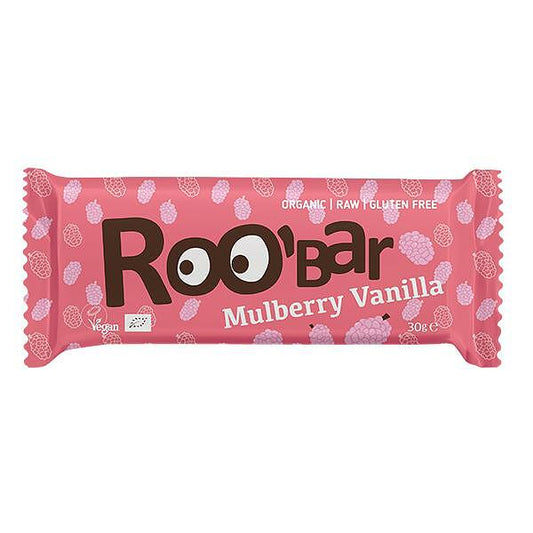 Roobar Mulberry & Vanilla Bar Bio 30g